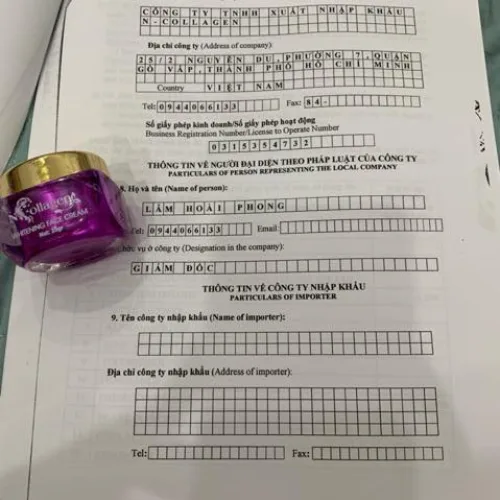 Kem Face Tím N Collagen Làm Sáng Da Giảm Thâm Nám