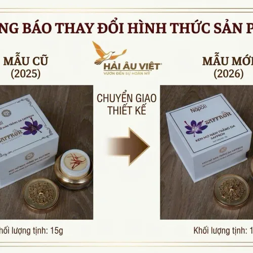 Kem Face Giảm Nám Saffron Napoli Hải Âu Việt