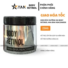 Kem Kích Dưỡng Sáng Da Body Retinol Aha Bha Niaciamide 250g