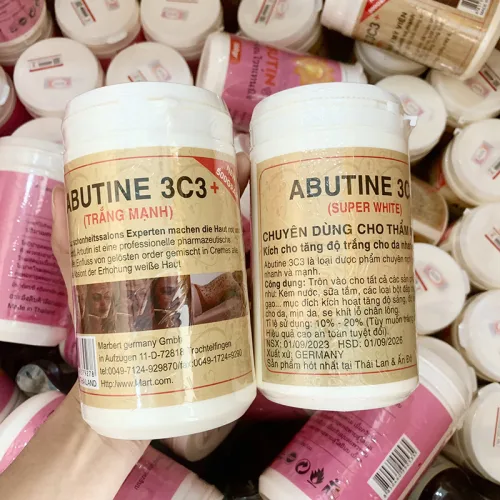 Kem Kích Trắng Abutine 3C3 Super White 500g