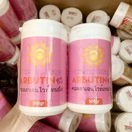 Kem Kích Trắng Abutine 500g Màu Hồng