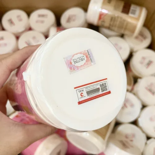 Kem Kích Trắng Abutine 500g Màu Hồng