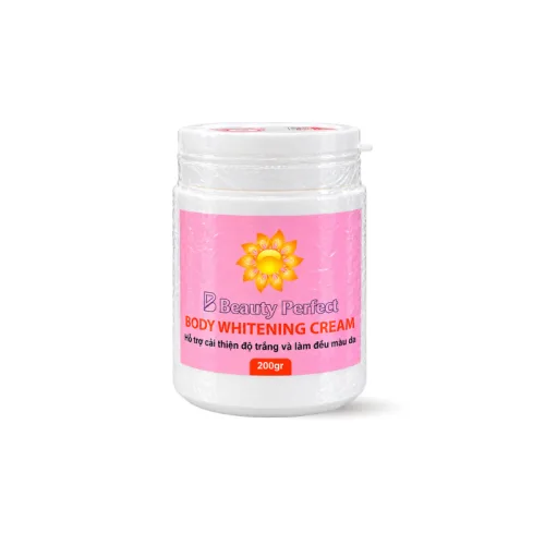 Kem Kích Trắng Beauty Perfect Body Whitening Cream Hồng 200g Phiên Bản Việt Nam