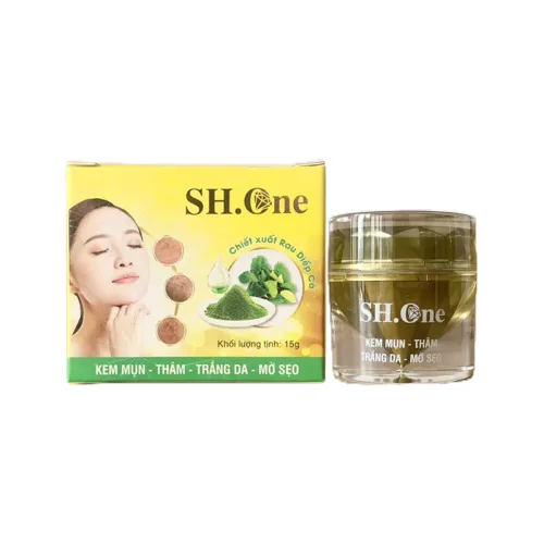 Kem Mụn Thâm Dưỡng Trắng Da SH One Chiết Xuất Rau Diếp Cá