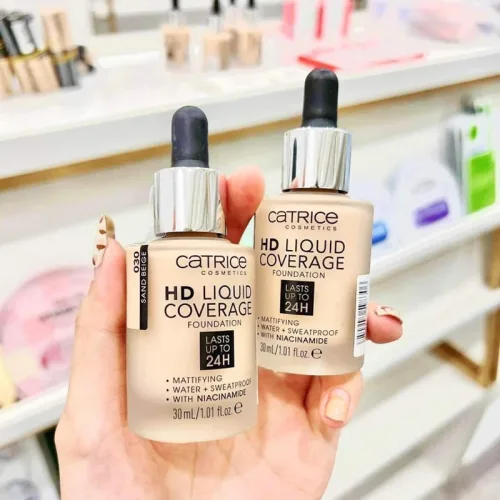 Kem Nền Catrice HD Liquid Coverage Foundation 30ml - Hàng Xách Tay