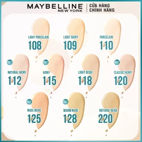 Kem Nền Maybelline New York Fit Me Matte + Poreless 16H SPF22 PA++ 30ml