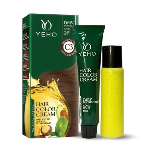 Thuốc nhuộm tóc Yeho C3 và lý do tông nâu cà phê dễ dùng