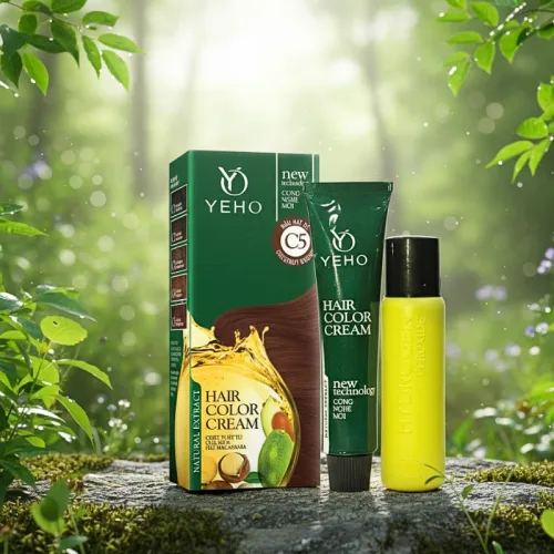 Kem Nhuộm Phủ Bạc Yeho C5 Màu Nâu Hạt Dẻ - Kem Nhuộm Yeho