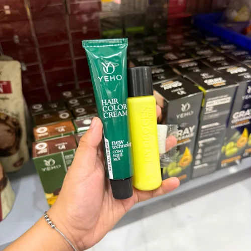 Kem Nhuộm Phủ Bạc Yeho C5 Màu Nâu Hạt Dẻ - Kem Nhuộm Yeho