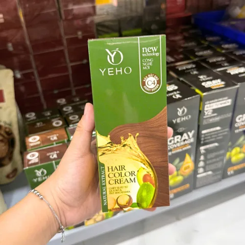 Kem Nhuộm Phủ Bạc Yeho C5 Màu Nâu Hạt Dẻ - Kem Nhuộm Yeho