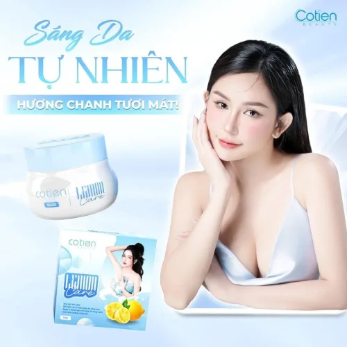 Kem Thâm Nách Lemon Care Màu Xanh Cotien Beauty Phiên Bản Mới