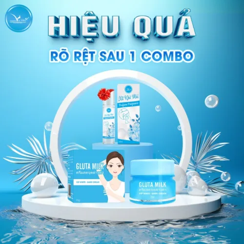 Kem Thâm Nách Gluta Milk Vip White
