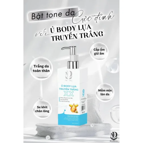 Kem Ủ Trắng Body Lụa MD Beauty Deep White Lotion 250ml