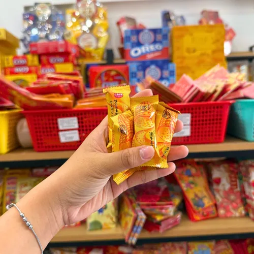 Kẹo Bắp Dẻo Nhân Phô Mai Chảy Hàng Xá 200g/Hộp