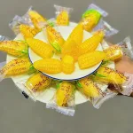Kẹo Bắp Dẻo Nhân Phô Mai Chảy - Kẹo Bắp Hàng Xá 200g/Hộp
