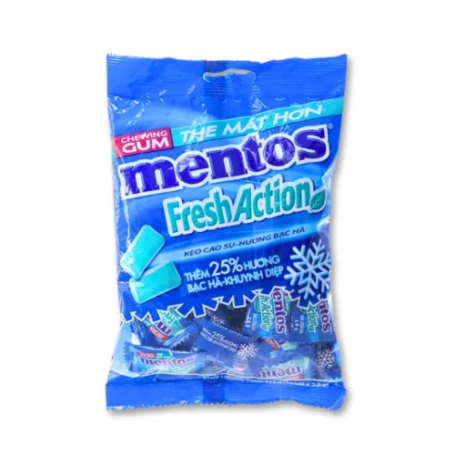 Kẹo Cao Su Mentos Hương Bạc Hà 112g