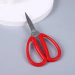 Kéo Cắt Đa Năng - Kéo Cắt 013 Làm Bằng Thép Không Rỉ Màu Đỏ 17x9x1,5cm