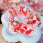 Kẹo Chip Dẻo Tam Giác Vị Dâu Hàng Xá 200g/Hộp
