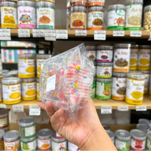 Kẹo Chip Dẻo Tam Giác Vị Dâu Hàng Xá 200g/Hộp