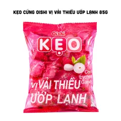 Kẹo Cứng OISHI Vị Vải Thiều Ướp Lạnh 85g - Bịch Hồng
