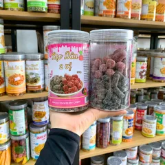 Kẹo Dâu Mix 2 Vị Thơm Ngon Hộp 500g