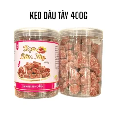Kẹo Dâu Tây Thơm Ngon 400g Hộp