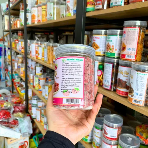 Kẹo Dâu Tây Thơm Ngon 400g Hộp