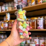 Kẹo Dẻo Bông Marshmallow 70g Chai Gấu Nhỏ