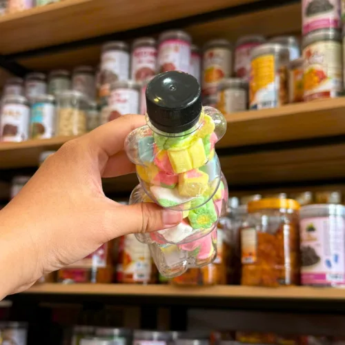 Kẹo Dẻo Bông Marshmallow 70g Chai Gấu Nhỏ