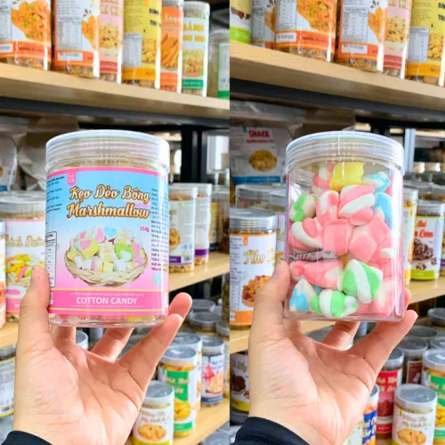 Khám phá Kẹo Dẻo Bông Marshmallow Mini 150g - Hộp Pet thuộc nhóm kẹo marshmallow