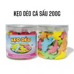 Kẹo Dẻo Cá Sấu Hộp Pet 200g