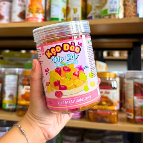 Kẹo Dẻo Chip Chip Hương Trái Cây 500g - Hộp Pet