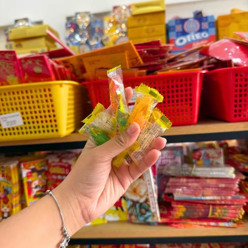 Kẹo Dẻo Hàng Xá Bắp Có Nhân 100g