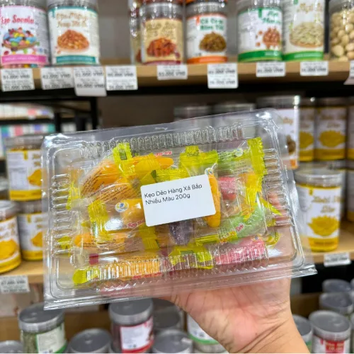 Kẹo Dẻo Hàng Xá Bắp Nhiều Màu 200g/Hộp