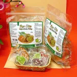 Kẹo Dừa Cuộn Bánh Tráng Mix 7 Vị Thơm Ngon - Túi Zip 500g