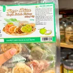 Kẹo Dừa Cuộn Bánh Tráng Mix 7 Vị Thơm Ngon - Túi Zip 500g