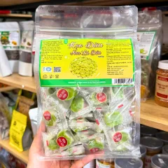 Kẹo Dừa Non Lá Dứa 500g - Túi Zip Trong