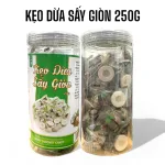 Kẹo Dừa Sấy Giòn 250g Hộp