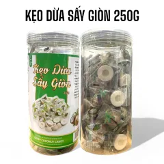 Kẹo Dừa Sấy Giòn 250g Hộp