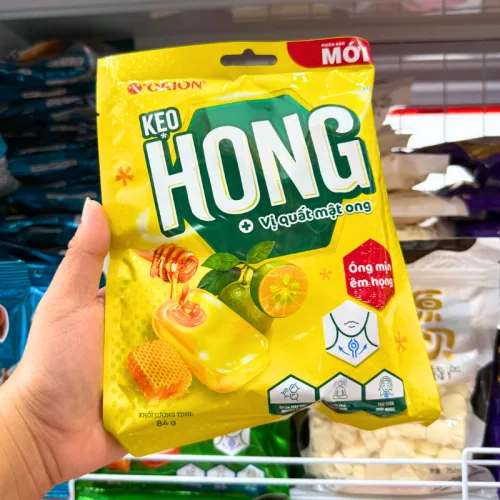 Kẹo Họng ORION Vị Quất Mật Ong Gói 84g