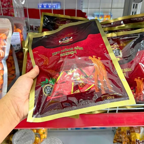 Kẹo Hồng Sâm Đỏ Hàn Quốc 200g - Kẹo Sâm Đỏ Hàn Quốc