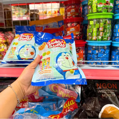 Kẹo Mút Suku Suku Hương Trái Cây Lotte 72g (9 Que x 8g)