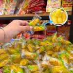 Kẹo Ngô - Kẹo Bắp Bóc Vỏ Nhân Chảy Hàng Xá 200g/Hộp