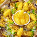 Kẹo Ngô - Kẹo Bắp Bóc Vỏ Nhân Chảy Hàng Xá 200g/Hộp