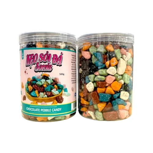 Kẹo Socola Sỏi Đá 500g - Hộp Pet