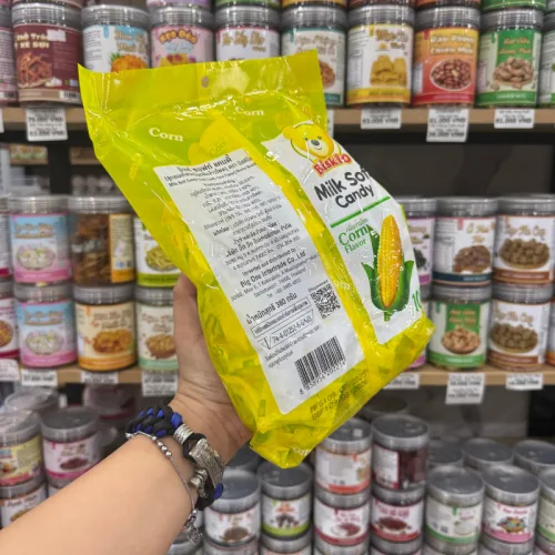 Kẹo Sữa Nhân Trái Cây BISKIO Vị Bắp 100g