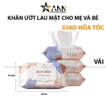 Khăn Giấy Ướt Lau Mặt Cao Cấp 80 Tờ