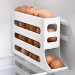 Khay Đựng Trứng Tự Lăn - Khay Đựng Trứng 4 Tầng Thiết Kế Gọn Gàng