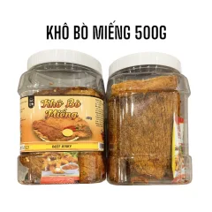 Khô Bò Miếng Loại Đặc Biệt 500g - Hộp