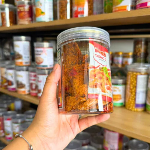 Khô Bò Miếng Thượng Hạng Thơm Ngon 200g - Hũ Pet